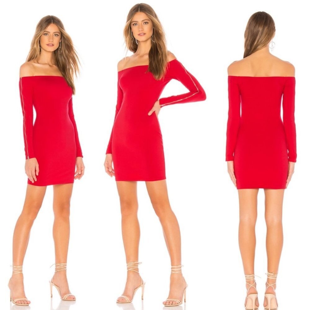NWT Revolve By The Way Alliza Zip Sleeve Mini Dress XS Size New With Tags Boho